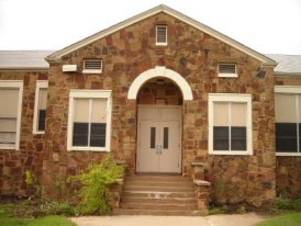LImestone School Front Entry