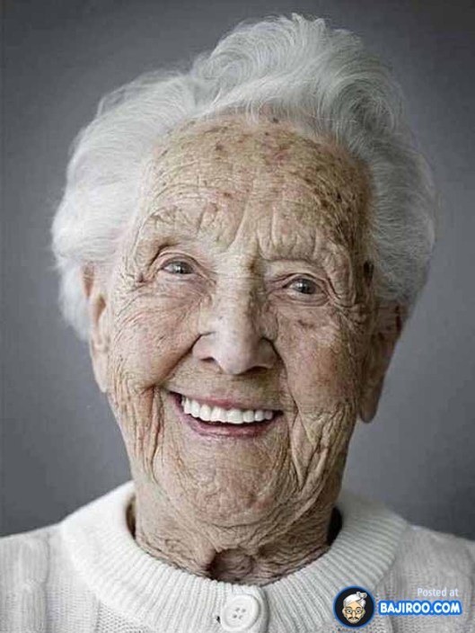 smile older lady