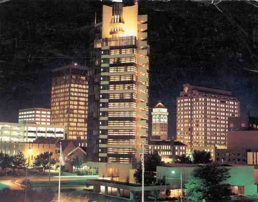 Family Downtown Bartlesville Night