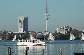 Germany Hamburg Aussenalster Lake