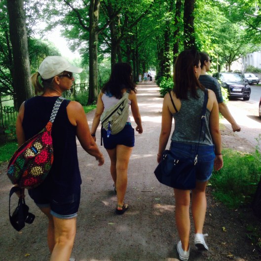 Walking to the train...again