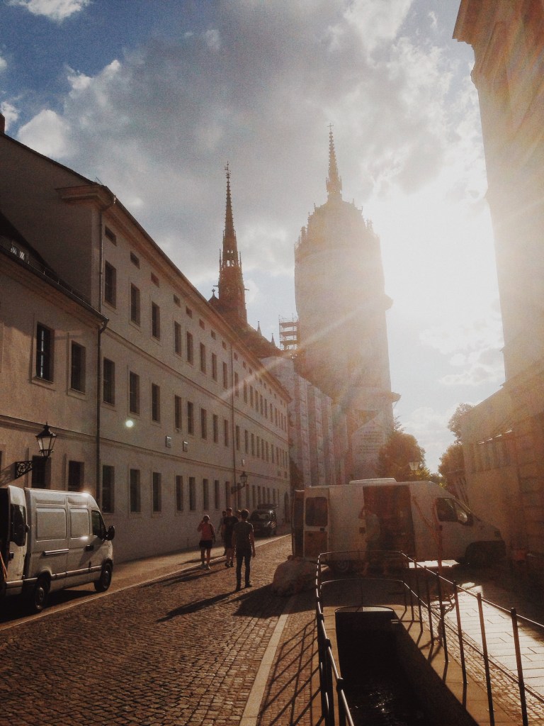 Wittenburg castle church today about 7:30 pm 