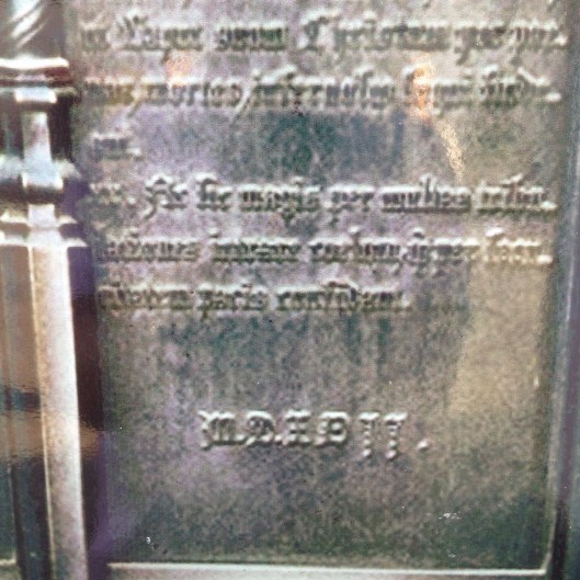 #95 listed here. Each is numbered and the final line is the date I'm Roman numerals , I think