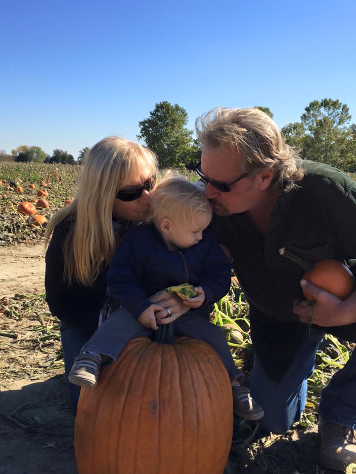 Tom Achey Pumpkin Patch Grandson