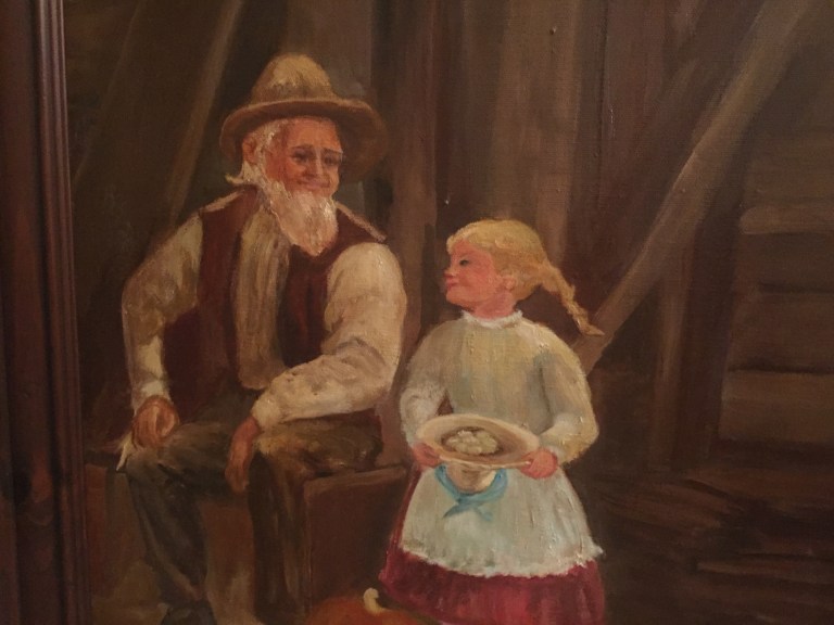old man &amp; girl kathryn martin
